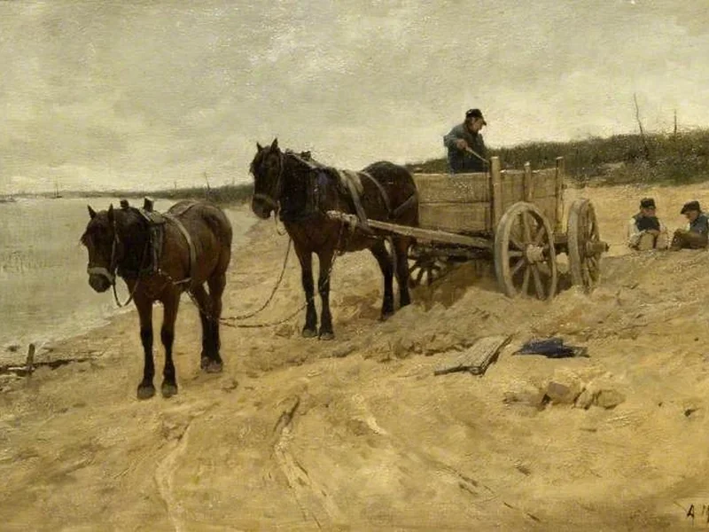 1838-Anton Mauve - Trasporto di sabbia